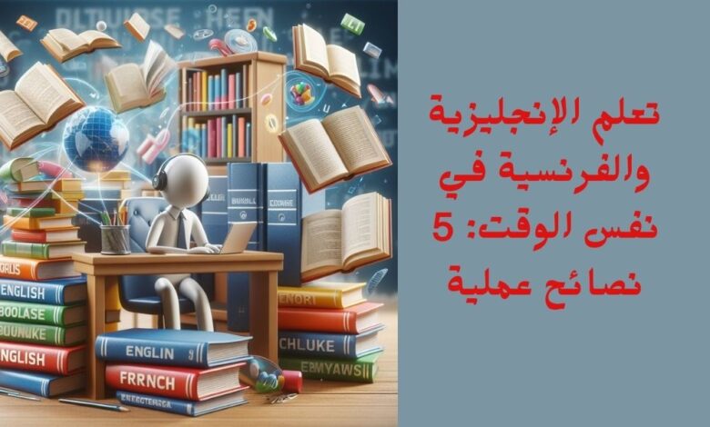 تعلم الإنجليزية والفرنسية في نفس الوقت: 5 نصائح عملية