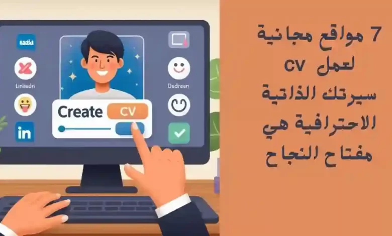 7 مواقع مجانية لعمل cv | سيرتك الذاتية مفتاح النجاح