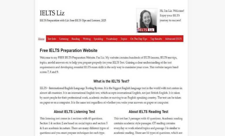 تعلم الايلتس من الصفر مع IELTS Liz