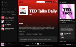 بودكاست TED Daily Talks