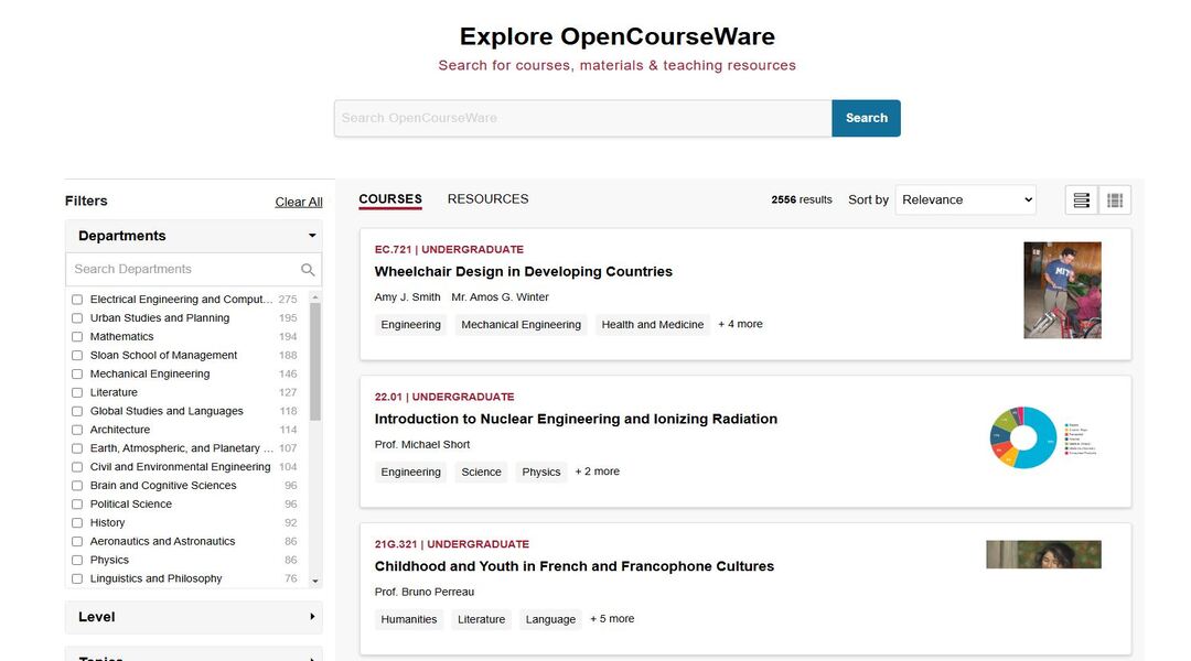 برنامج MIT Open Course Ware