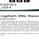 برنامج The English We Speak
