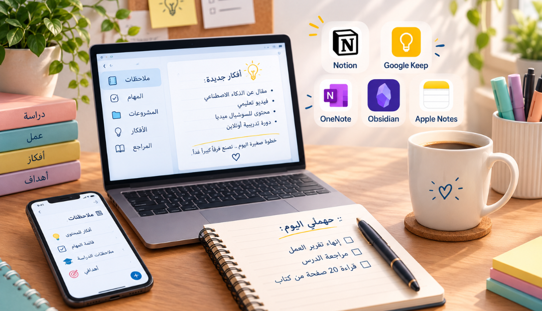 أدوات تسجيل الملاحظات